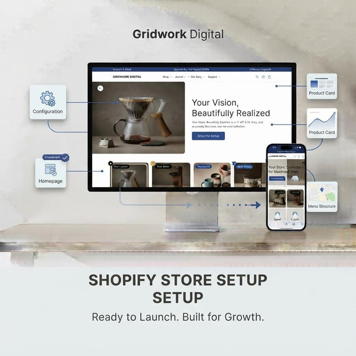 Shopify Store Setup Service | Gridwork