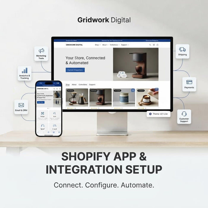 Shopify App & Integration Setup | Gridwork Digital